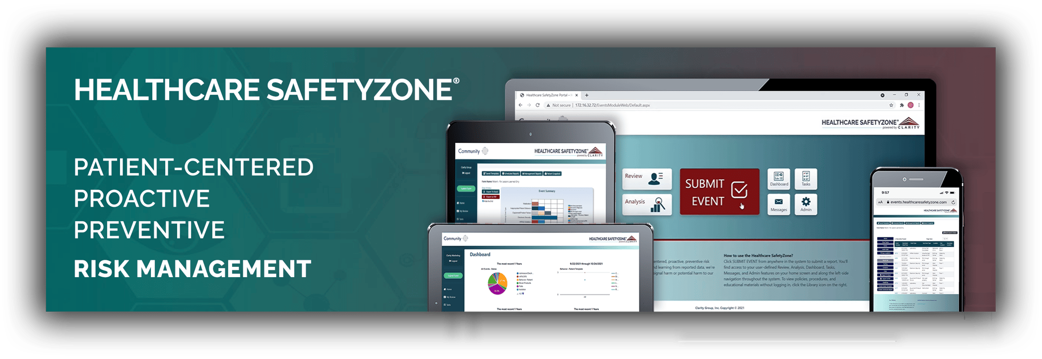 Healthcare SafetyZone® Incident Reporting & Risk Management Software Clarity Group, Inc.