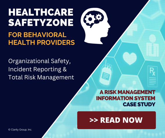 SafetyZone Reporting for Behavioral Health