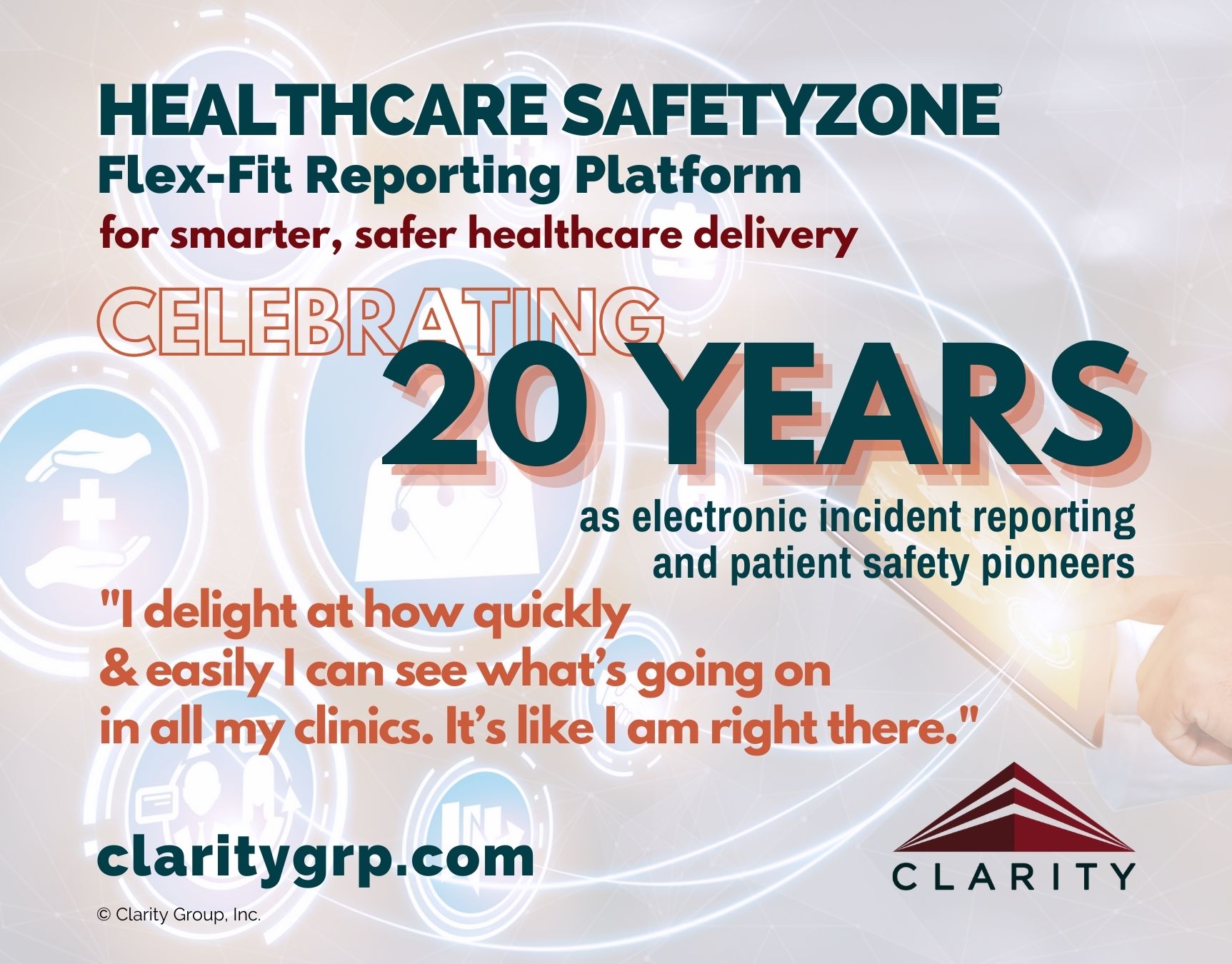 Healthcare SafetyZone® Event & Incident Reporting, Patient Safety & Risk Management Clarity